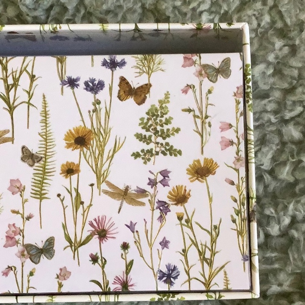 Wildflower Garden Botanical Floral Butterfly Dragonfly Note Cards NWT 14ct - Picture 3 of 15